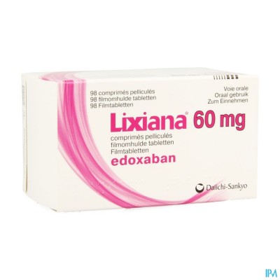 Lixiana 60mg Filmomh Tabl 98 X 60mg