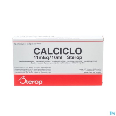 Calciclo Iv Amp 10 X 1g/10ml