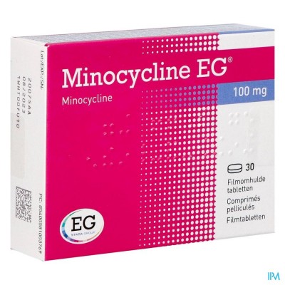 Minocycline EG 100 Mg Filmomh Tabl 30