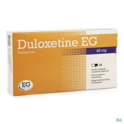 Duloxetine EG 60Mg Maagsapresist Caps 28