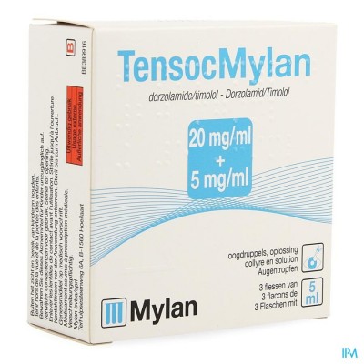 Tensocmylan Viatris Coll 3 X 5ml 20mg/5mg/ml