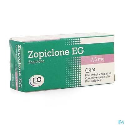 Zopiclone EG  Omhulde Tabl 30X7,5Mg