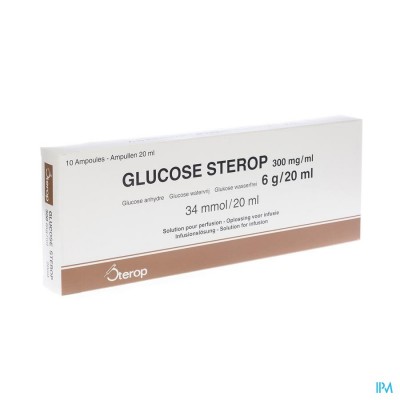 Glucose 30 % Sterop 6g/20ml 10