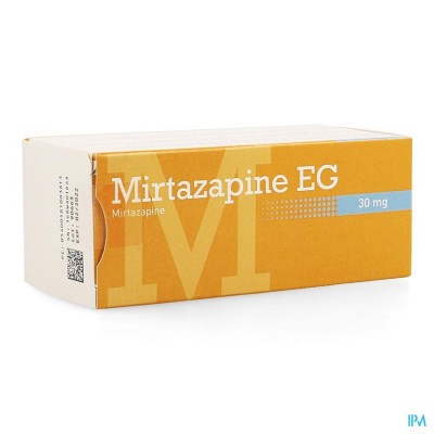 Mirtazapine EG 30Mg Tabl Pell 100X30 Mg