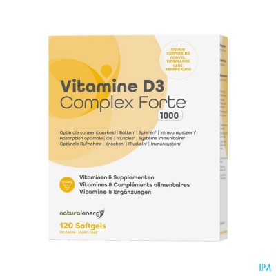 Vitamine D Complex Forte Natural Energy 1000ui 