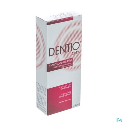 Dentio Rood 0,05% Mondspoelmiddel 250ml