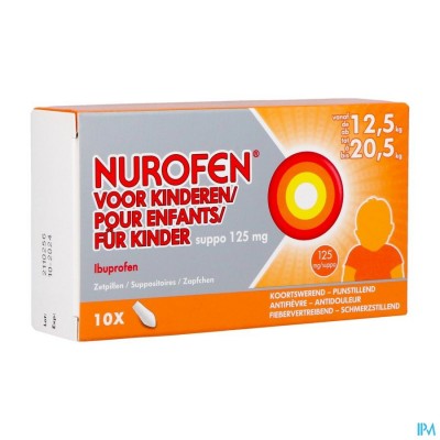 Nurofen Kind 125mg Suppo 10x125mg