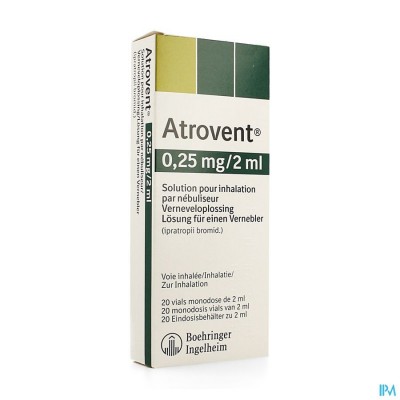 Atrovent Monodose 0,25mg/2ml Vials 20