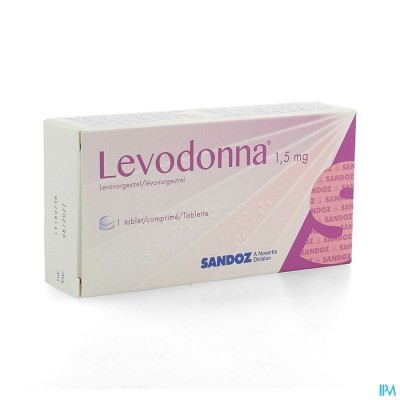 Levodonna 1,5mg Sandoz Comp 1 X 1,5mg