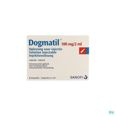 Dogmatil Amp 6 X 100mg/2ml