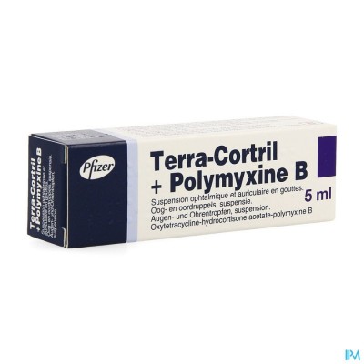 Terra-cortril Susp Opht/otic 1 X 5ml