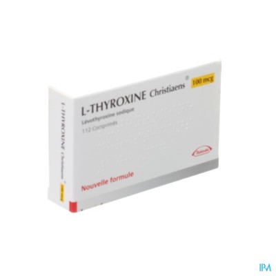 l Thyroxine Christiaens Comp 112x0,100mg