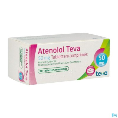 Atenolol Teva Comp Enrob 90x 50mg