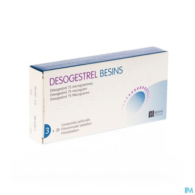 Desogestrel Omhulde Tabl 84 X 75 Mcg