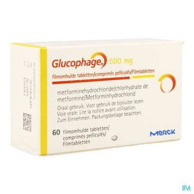 Glucophage 500 Comp 60 X 500mg