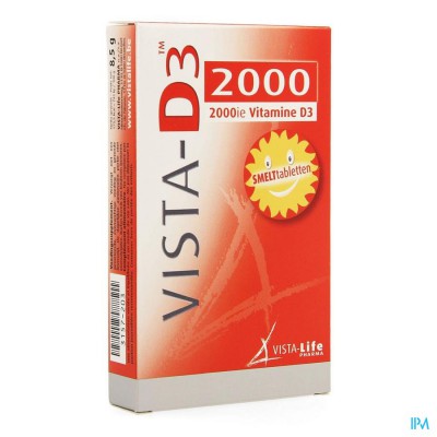 Vista D3 2000 Smelttabletten 60