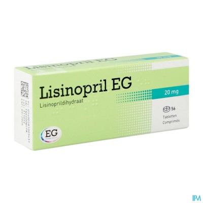 Lisinopril EG          Tabl 56X20Mg