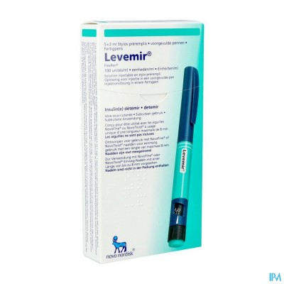 Levemir Flexpen 5x3ml 100 U/ml