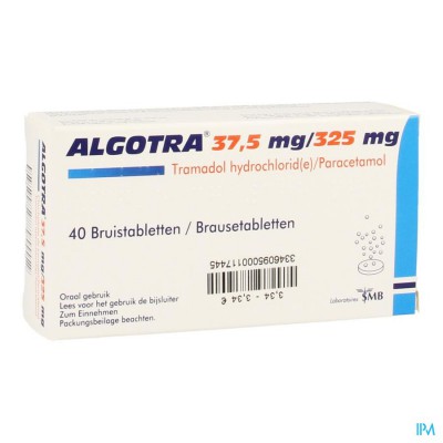Algotra 37,5mg/325mg Bruistabletten 40