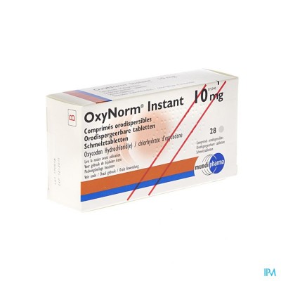 Oxynorm Instant Tabl 28 X 10mg