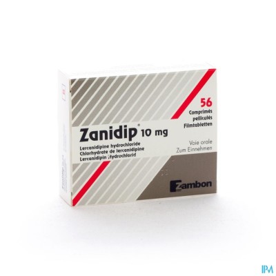 Zanidip Comp 56 X 10mg