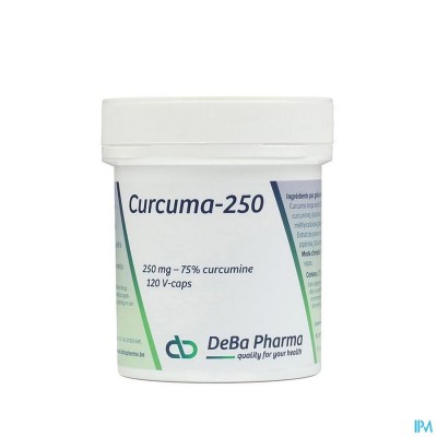 Curcuma-250 Caps 120 Deba