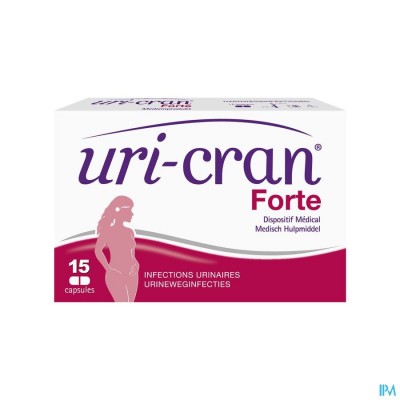 Uri-cran® Forte: Blaasontsteking (15 capsules)