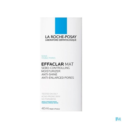 La Roche Posay Effaclar Mat Hydra Sebo-regulat. S/parab. 40ml