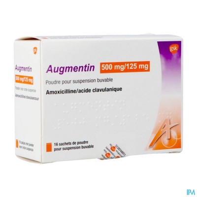 Augmentin Sach 16 X 500mg/125mg