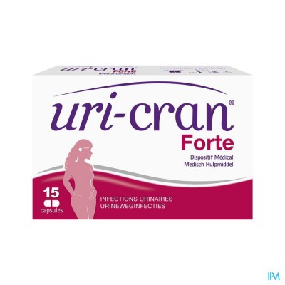 Uri-cran® Forte: Blaasontsteking (15 capsules)