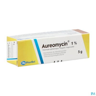 Aureomycine Ung Opht 1 X 5g 1%