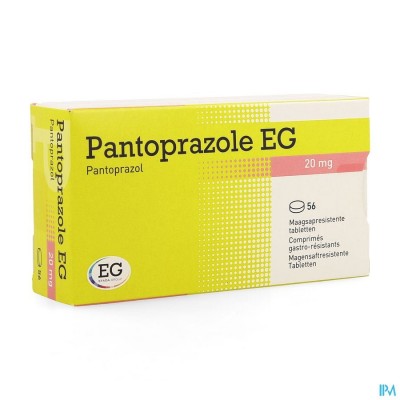 Pantoprazole EG 20Mg Maagsapresist.Tabl Blist 56