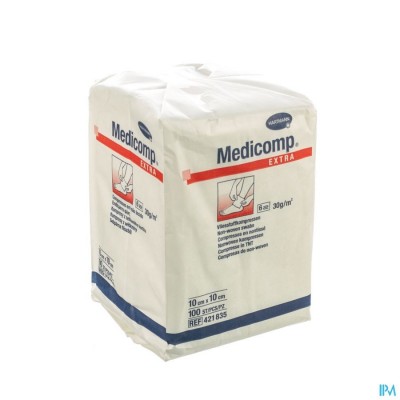 Medicomp 10x10cm 6l. Nst. 100 P/s