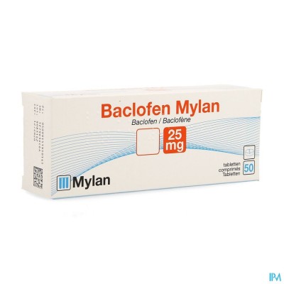 Baclofen Viatris 25mg Tabl 50