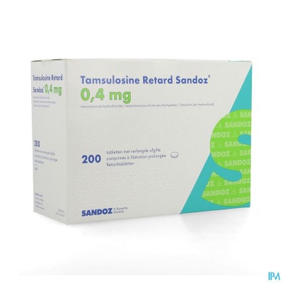 Tamsulosine Retard Sandoz 0,4mg Filmomh Tabl 200