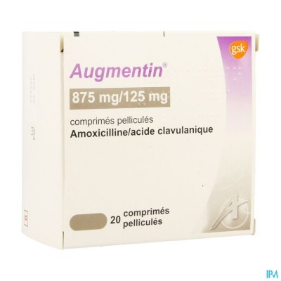 Augmentin 875mg Tabl 20