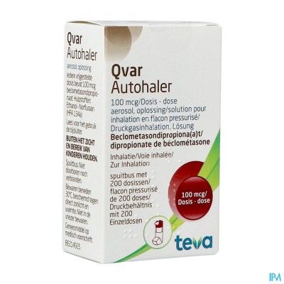 Qvar 100 Ucb Autohaler Dose 200 X 100mcg