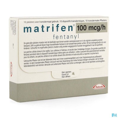 Matrifen 100 Ug/h Pleist Transderm 10