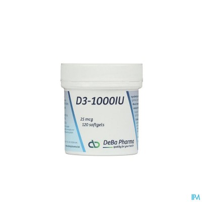 D3 1000iu Softgels 120 Deba