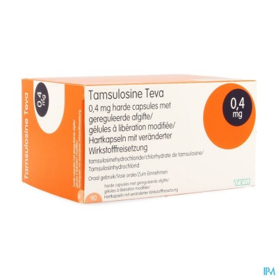 Tamsulosine Teva Caps 90 X 0,4mg