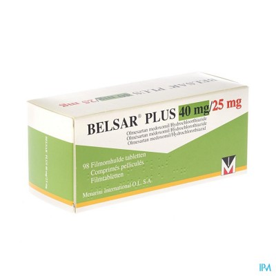 Belsar Plus 40mg/25mg Filmomh Tabl 98