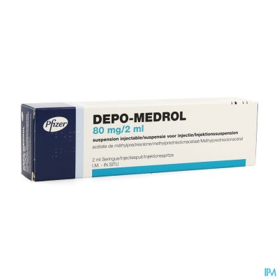 Depo-medrol Ser Inj 1 X 80mg/2ml