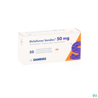 Diclofenac Sandoz 50mg Tabl 50x 50mg New Sandoz