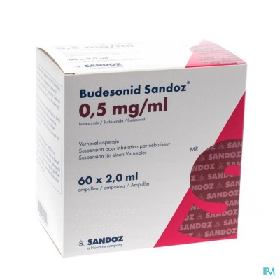Budesonid Sandoz 0,5mg/ml Vernevelsusp 4x5 Amp