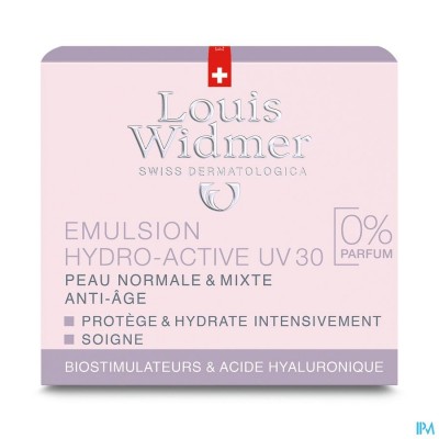 Widmer Dag Emulsie Hydro-active Uv30 N/parf 50ml