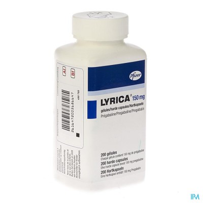 Lyrica 150mg Harde Caps 200 X 150mg