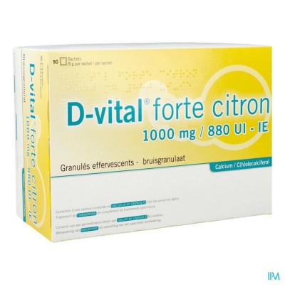 D-vital Forte Citroen 1000/880 Bruis Zakje 90