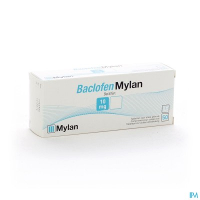 Baclofen Viatris 10mg Tabl 50