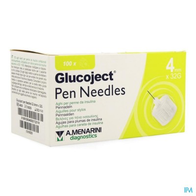 Glucoject Pen Needles 4mm 32g