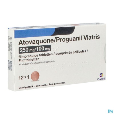 Atovaquone Proguanil Viatris 250/100mg Film.tabl12